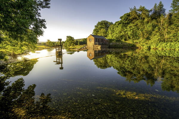 Sparkling Wharfe River Picture Board by Tim Hill