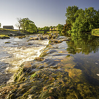 Buy canvas prints of Linton Falls, River Wharfe, Yorkshire Dales by Tim Hill