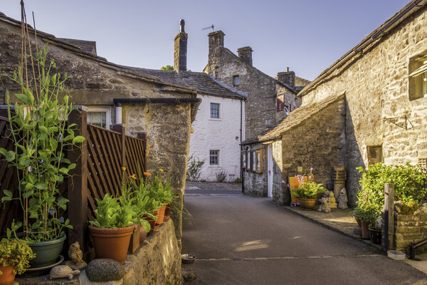Grassington Back Street near Tom Lee Smidy Picture Board by Tim Hill