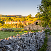 Buy canvas prints of Dry Stone Walls and Abandoned Farm Build by Tim Hill