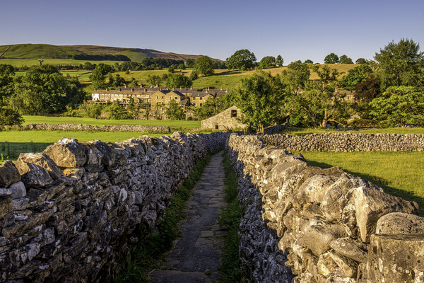 Gods country Yorkshire Dales Picture Board by Tim Hill