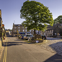 Buy canvas prints of Grassington village square, Yorkshire Dales by Tim Hill