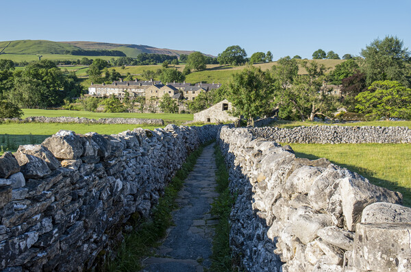 Dry Stone Walls at Grassington, Yorkshire Dales Picture Board by Tim Hill