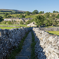 Buy canvas prints of Dry Stone Walls at Grassington, Yorkshire Dales by Tim Hill