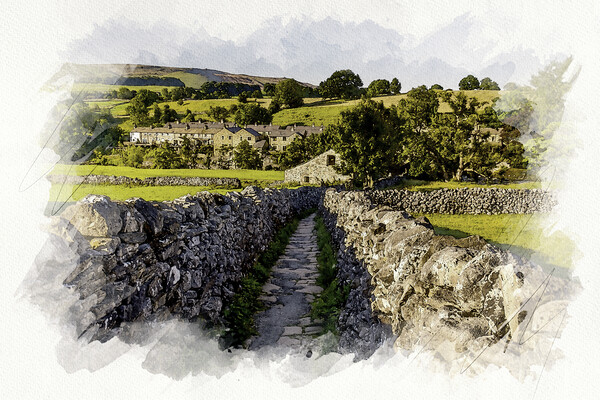 SunKissed Yorkshire Dales Picture Board by Tim Hill