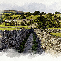 Buy canvas prints of SunKissed Yorkshire Dales by Tim Hill