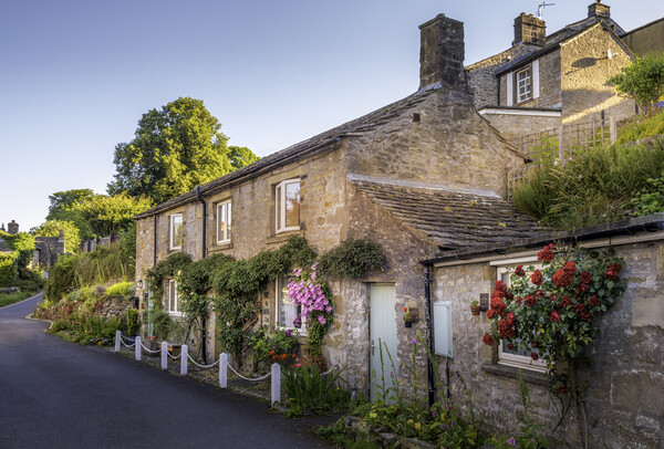 Idyllic Yorkshire Dales Cottages Picture Board by Tim Hill