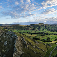 Buy canvas prints of Winnats Pass Panoramic by Tim Hill