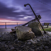 Buy canvas prints of Filey Seafront Anchor by Tim Hill