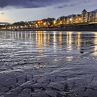 Buy canvas prints of Filey Beach and Seafront at Sunrise by Tim Hill
