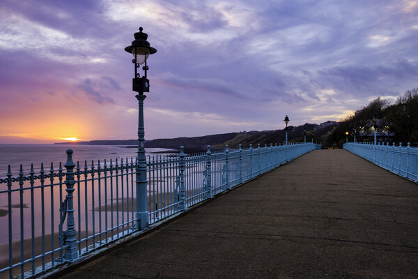 Scarborough South Bay Sunrise Picture Board by Tim Hill