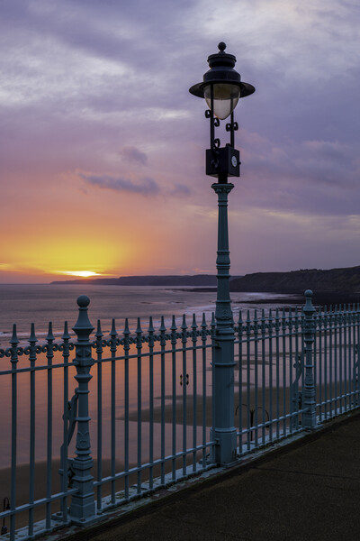 Majestic Sunrise over Scarborough South Bay Picture Board by Tim Hill
