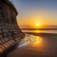 Buy canvas prints of Golden Sunrise over Filey Beach by Tim Hill