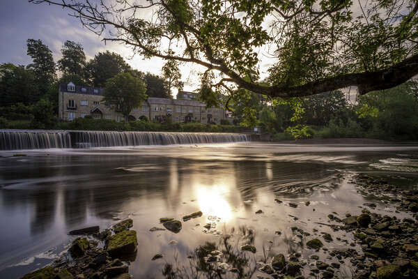 Majestic Waterfall in Moody Wharfedale Picture Board by Tim Hill