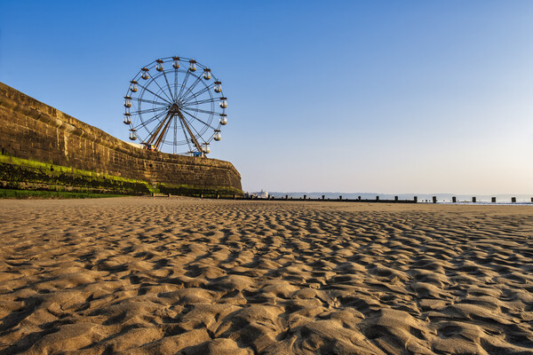 Bridlington Beach and Big Wheel Picture Board by Tim Hill