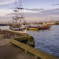 Buy canvas prints of Bridlington Harbour, East Yorkshire by Tim Hill