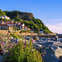 Buy canvas prints of Runswick Bay in Summertime by Tim Hill