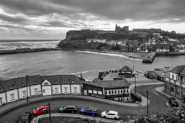 Moody Whitby Sunrise Picture Board by Tim Hill