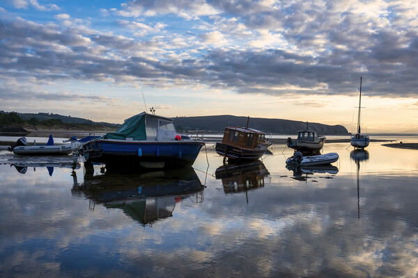 A Serene Sunrise in Abersoch Picture Board by Tim Hill