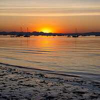 Buy canvas prints of Golden Sunrise over Abersoch Bay by Tim Hill