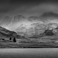 Buy canvas prints of Majestic Langdale Pikes by Tim Hill