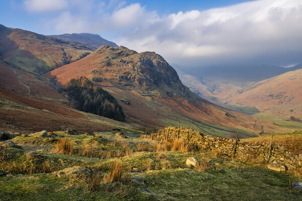 Kettle Crag and Pike Of Blisco Cumbria Picture Board by Tim Hill