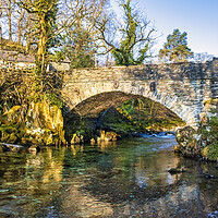 Buy canvas prints of Elterwater Village Bridge, Lake District by Tim Hill