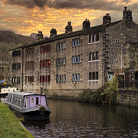 Buy canvas prints of Captivating Hebden Bridge by Tim Hill