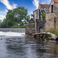 Buy canvas prints of Majestic Weir in the Heart of West Yorkshire by Tim Hill