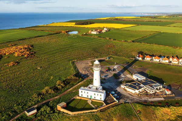 Flamborough Lighthouse to Bridlington Picture Board by Tim Hill