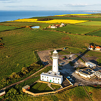 Buy canvas prints of Flamborough Lighthouse to Bridlington by Tim Hill