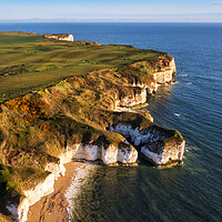 Buy canvas prints of Flamborough Cliffs East Yorkshire by Tim Hill