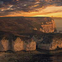 Buy canvas prints of Flamborough Head Cliffs by Tim Hill