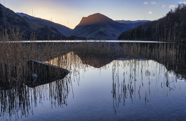 Sunrise over Fleetwith Pike Picture Board by Tim Hill