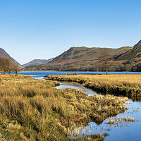 Buy canvas prints of Buttermere in wintertime, Cumbria by Tim Hill