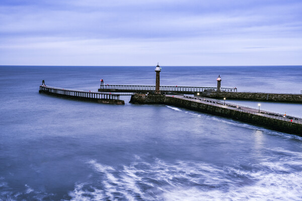 Whitby Seascape Picture Board by Tim Hill