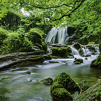 Buy canvas prints of Enchanting Janets Foss Waterfall by Tim Hill