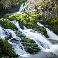 Buy canvas prints of Ingleton Waterfall Yorkshire Dales by Tim Hill