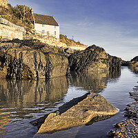Buy canvas prints of Runswick Bay Fishermans Cottage by Tim Hill