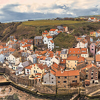 Buy canvas prints of Quaint Charm of Historic Staithes by Tim Hill