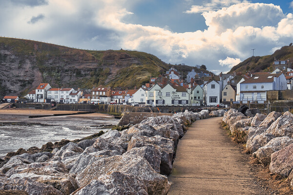 Serenity at Staithes Picture Board by Tim Hill