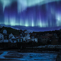 Buy canvas prints of Enchanted Staithes Night by Tim Hill