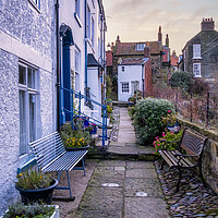 Buy canvas prints of Tranquil Yorkshire Coast Village by Tim Hill