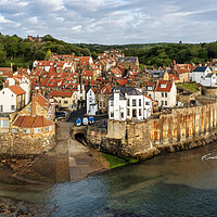 Buy canvas prints of Smugglers tunnel Robin Hoods Bay by Tim Hill