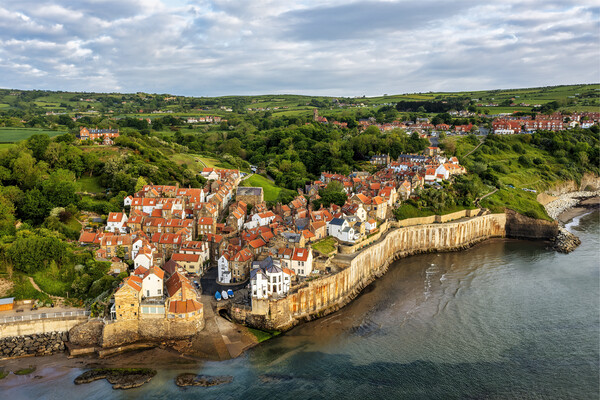 Robin Hoods Bay, North Yorkshire Moors Picture Board by Tim Hill
