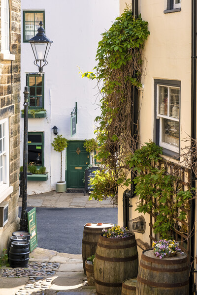 Beer barrels, Robin Hoods Bay, Yorkshire Picture Board by Tim Hill