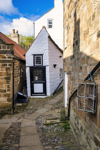 Tiny fishermans cottage, Robin hoods Bay Picture Board by Tim Hill