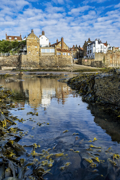 Robin Hoods Bay Seascape Picture Board by Tim Hill