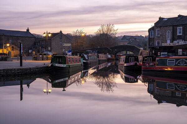 Skipton Leeds Liverpool Canal Picture Board by Tim Hill