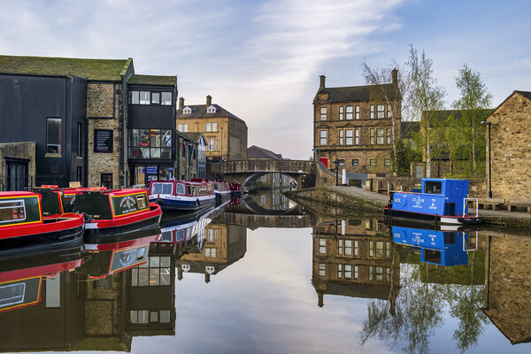 Serenity on the Skipton Canal Picture Board by Tim Hill